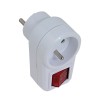 Esperanza ELK301W Electrical Splitter 1 socket Switch White