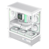 Gamemax Case | VISTA 2 AW | White | Midi Tower | Power supply included No