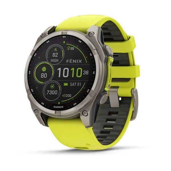 SMARTWATCH FENIX 8 SAPP. SOLAR/YELLOW 010-02906-21 ...