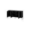 Cama VERA chest of drawers 150x40x80 black matt
