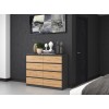 Topeshop M8 120 ANT/ART KPL chest of drawers