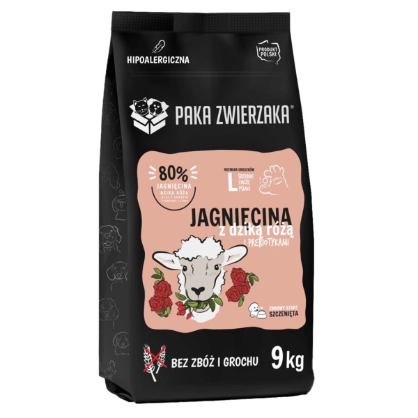 PAKA ZWIERZAKA Puppy Lamb with wild ...