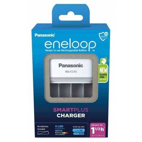 Panasonic | Battery Charger | ENELOOP BQ-CC55E | AA/AAA