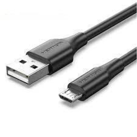 CABLE USB2.0 TO MICRO-B/0.5M BLACK CTIBD VENTION