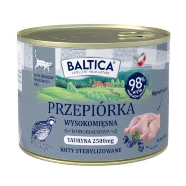 BALTICA SMAKI REGIONÓW Kot dorosły Przepiórka ...