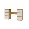 KUBA Desk Artisan Oak/White Set