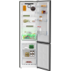BEKO Refrigerator | B5RCNA405HXBR1 | Energy efficiency class D | Free standing | Combi | Height 203.5 cm | No Frost system | Fridge net capacity 249 L | Freezer net capacity 106 L | Display | 36 dB | Black