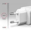 AXAGON ACU-PD20W Wall charger 20W, 1x port USB-C, PD3.0/PPS/QC4+/AFC/Apple, white