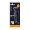 Braun 52-B1000s Series 5 Shaver, Black/Blue