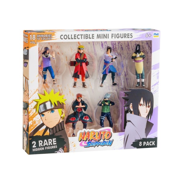NARUTO SHIPPUDEN FIGURES - 8 PACK ...