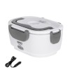Camry | Electric Lunchbox DC12V and AC230V | CR 4483 | Capacity 1.1 L | Material Plastic | White/Grey
