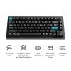 KEYBOARD WRL Q1 ULTRA/BLACK Q1U-M3 KEYCHRON