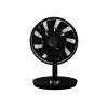 Duux | Smart Fan | Whisper Flex Smart Black with Battery Pack | Stand Fan | Black | Diameter 34 cm | Number of speeds 26 | Oscillation | 2-22 W | Yes | Timer