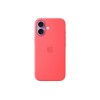 Apple iPhone 17 Silicone Case with MagSafe – Bright Guava | Apple