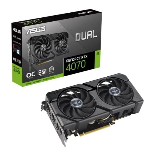 Graphics Card|ASUS|NVIDIA GeForce RTX 4070|12 GB|GDDR6|192 ...