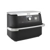 Ninja AF500EU fryer Double 10.4 L Stand-alone 2470 W Hot air fryer Black, Stainless steel