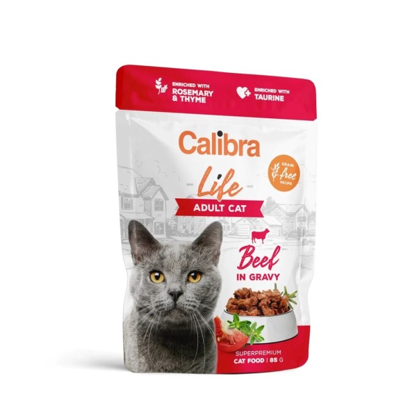 CALIBRA CAT life pouch adult beef in ...