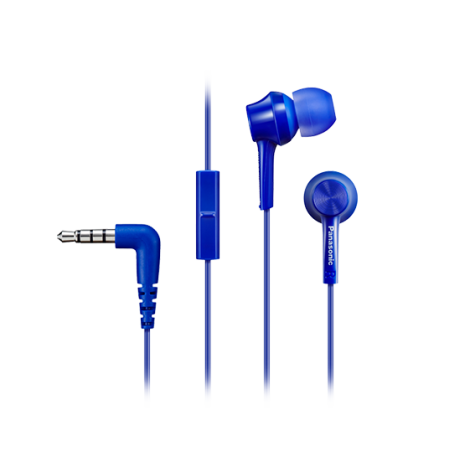 Panasonic | Canal type | RP-TCM115E-A | Wired | In-ear | Microphone | Blue