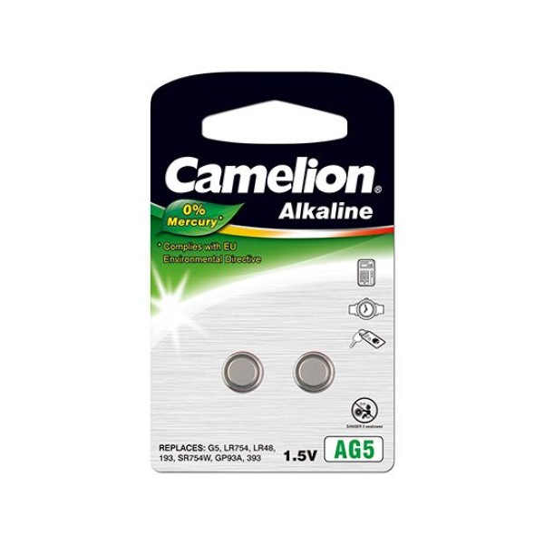 Camelion | AG5/LR48/LR754/393 | Alkaline Buttoncell ...