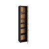 Topeshop S43 ANTRACYT/ARTISAN office bookcase