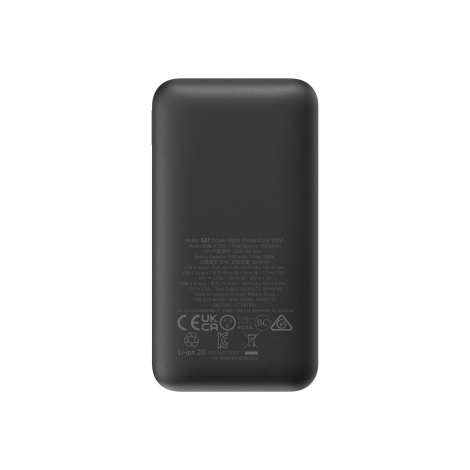 Anker 533 Power Bank | A1256G12 | 10000 mAh | Black