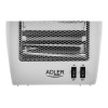 Adler | Heater | AD 7709 | Halogen Heater | 800 W | Number of power levels 2 | White