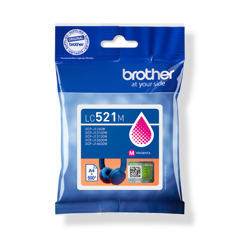 Brother LC521M Magenta Inkjet Cartridge