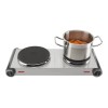 Tristar | Free standing table hob | KP-6248 | Number of burners/cooking zones 2 | Stainless Steel/Black | Electric