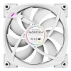 CASE FAN 120MM/RX120 PWM WHITE MONTECH