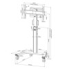 MONITOR ACC FLOOR STAND 37-75