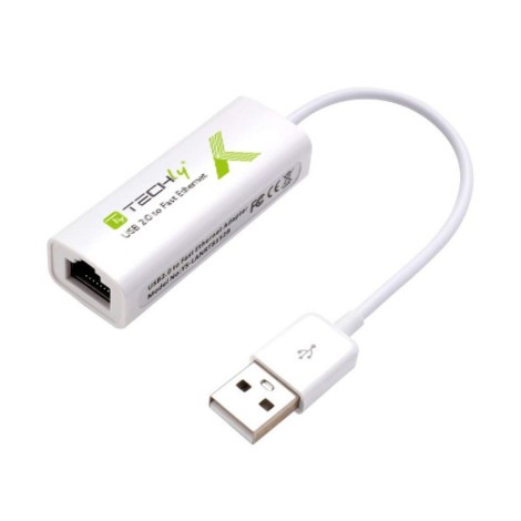 Techly USB2.0 to Fast Ethernet 10/100 Mbps converter