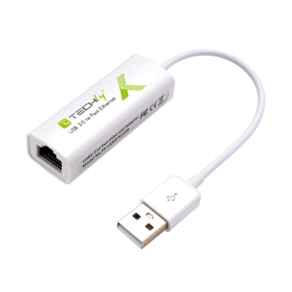 Techly USB2.0 to Fast Ethernet 10/100 ...