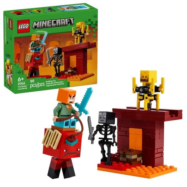 LEGO MINECRAFT 21266 The Nether Lava ...