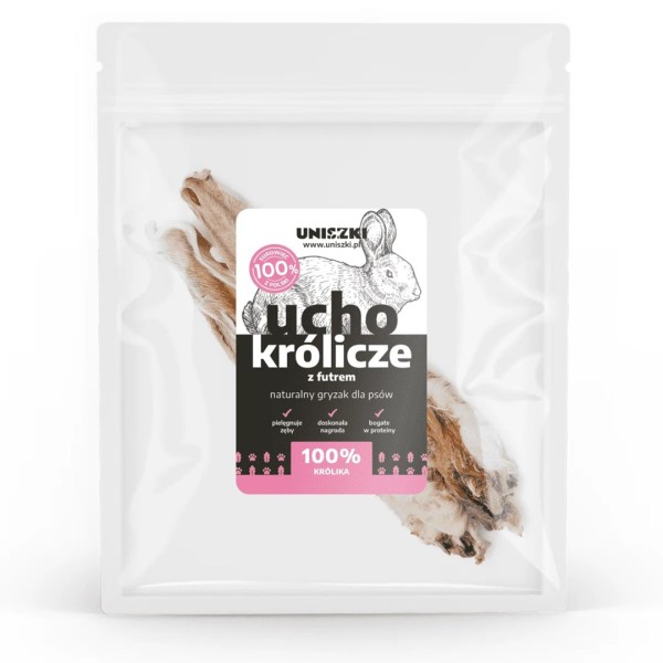 UNISZKI Rabbit ear with fur - ...