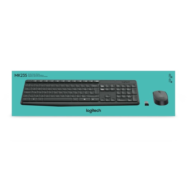 Logitech MK235 keyboard Mouse included USB ...