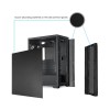 Chieftec AS-02B-OP computer case Midi Tower Black