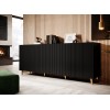 Cama Commode PAFOS 200x42x82 Black matt