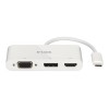 D-Link | 3-in-1 USB-C to HDMI/VGA/DisplayPort Adapter | DUB-V310 | USB hub | USB Type-C