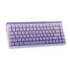 HERO84 HE White+Purple+Gradient+LIGHT JadeKing RGB AULA gasket keyboard