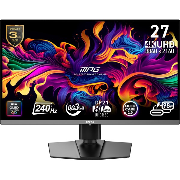 MSI MPG 272URX QD-OLED 26.5inch UHD