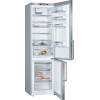 Bosch | Refrigerator | KGE398IBP Series 6 | Energy efficiency class B | Free standing | Combi | Height 201 cm | Fridge net capacity 249 L | Freezer net capacity 94 L | 38 dB | Inox