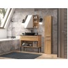 Topeshop NEL II ARTISAN bathroom storage cabinet Oak