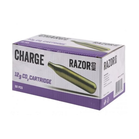 RazorGun CO2 capsules 12g - 50 pieces per box