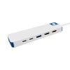 Hyper HyperDrive Flex 9 Port Dual 4K HDMI USB-C Hub, Blue | Hyper