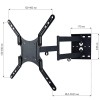 Techly 23-55 Universal LCD TV Wall Mount Bracket Black" ICA-PLB 136M