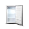 Goddess Refrigerator | GODRSE085GS8SSE | Energy efficiency class E | Free standing | Larder | Height 85 cm | Fridge net capacity 90 L | 39 dB | Silver