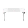 Huzaro Hero 3.3 White  RGB - gaming table