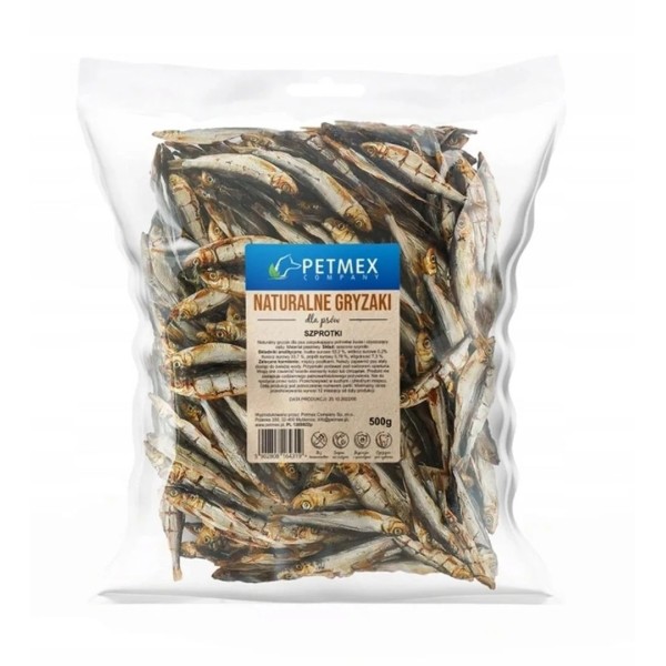 PETMEX Dried sprats - dog treat ...