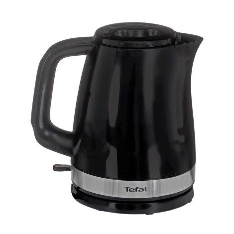 TEFAL Kettle | KO150F30 Delfini Vision | Electric | 2400 W | 1.5 L | Plastic | 360° rotational base | Black/Stainless steel