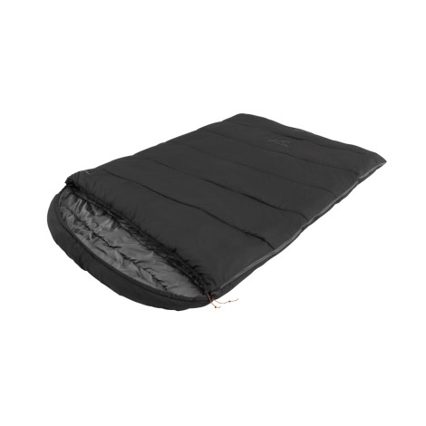 Easy Camp Raven Square Double 5°C | Sleeping Bag | 220 x 150 cm | -9 to 10 °C | Two-way open-end, L-shaped, autolock